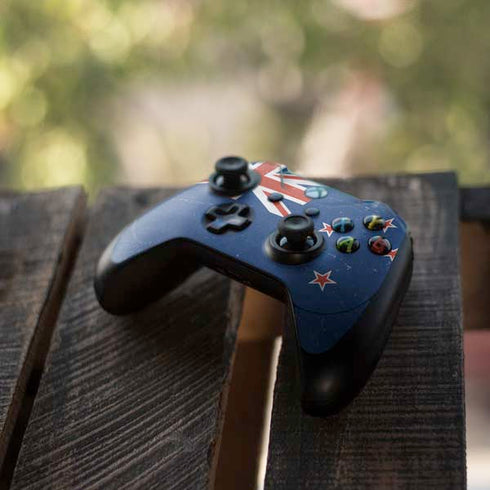 New Zealand Flag Distressed Xbox One Elite Controller Skin